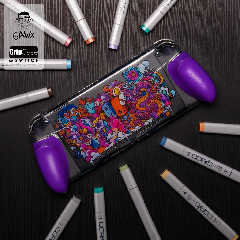 透明水晶握把保護殼 GripCase Crystal:GAWX獨家限量聯名款"In My Mind".