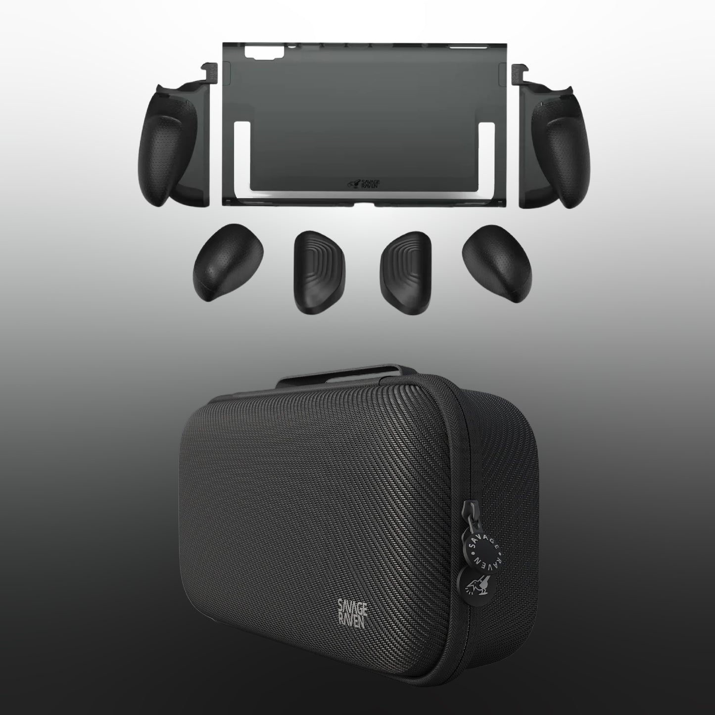 Switch 2分離式握把保護軟套 FissionGrip 適用NS2的人體工學分離握把(原廠底座相容)