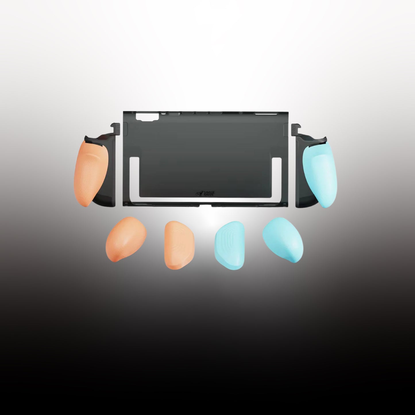 Switch 2分離式握把保護軟套 FissionGrip 適用NS2的人體工學分離握把(原廠底座相容)