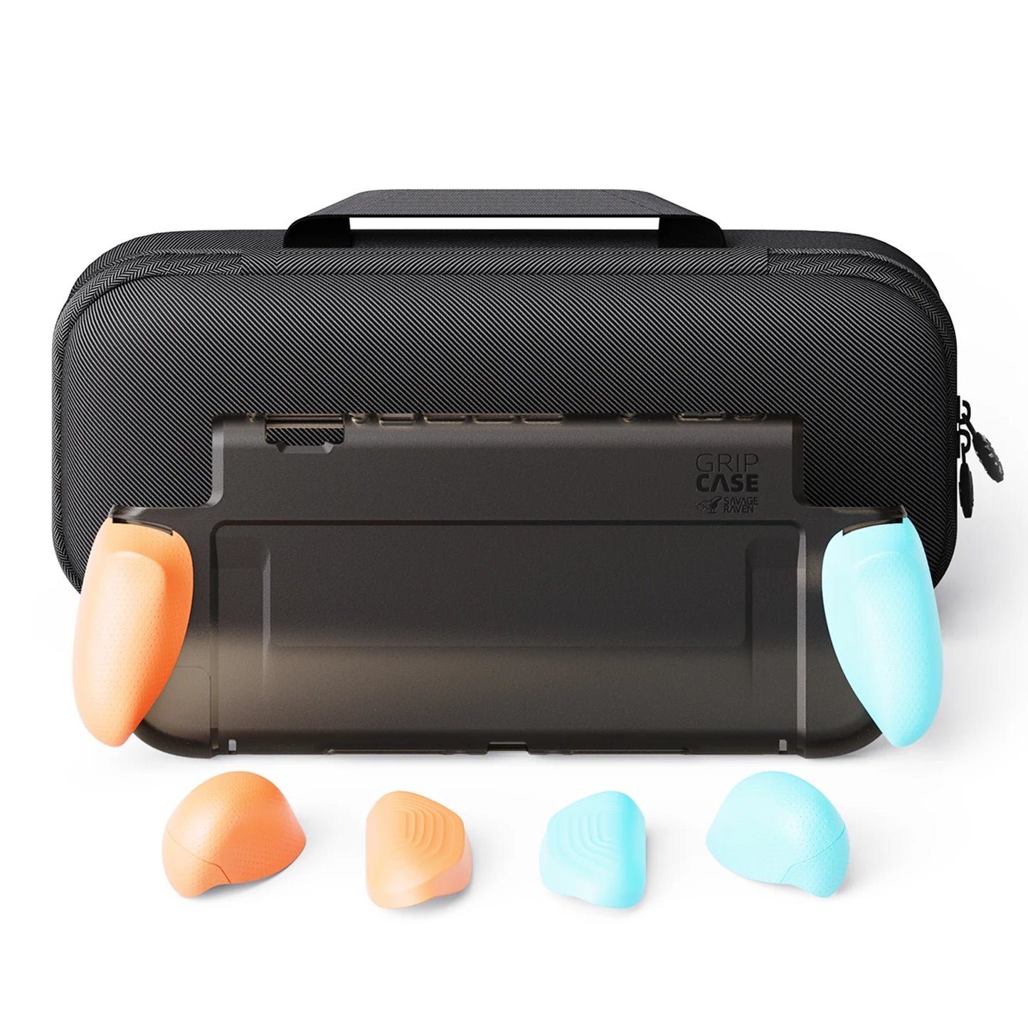 Switch 2握把保護軟套 GripCase2 適用NS2的人體工學握把(原廠底座相容)