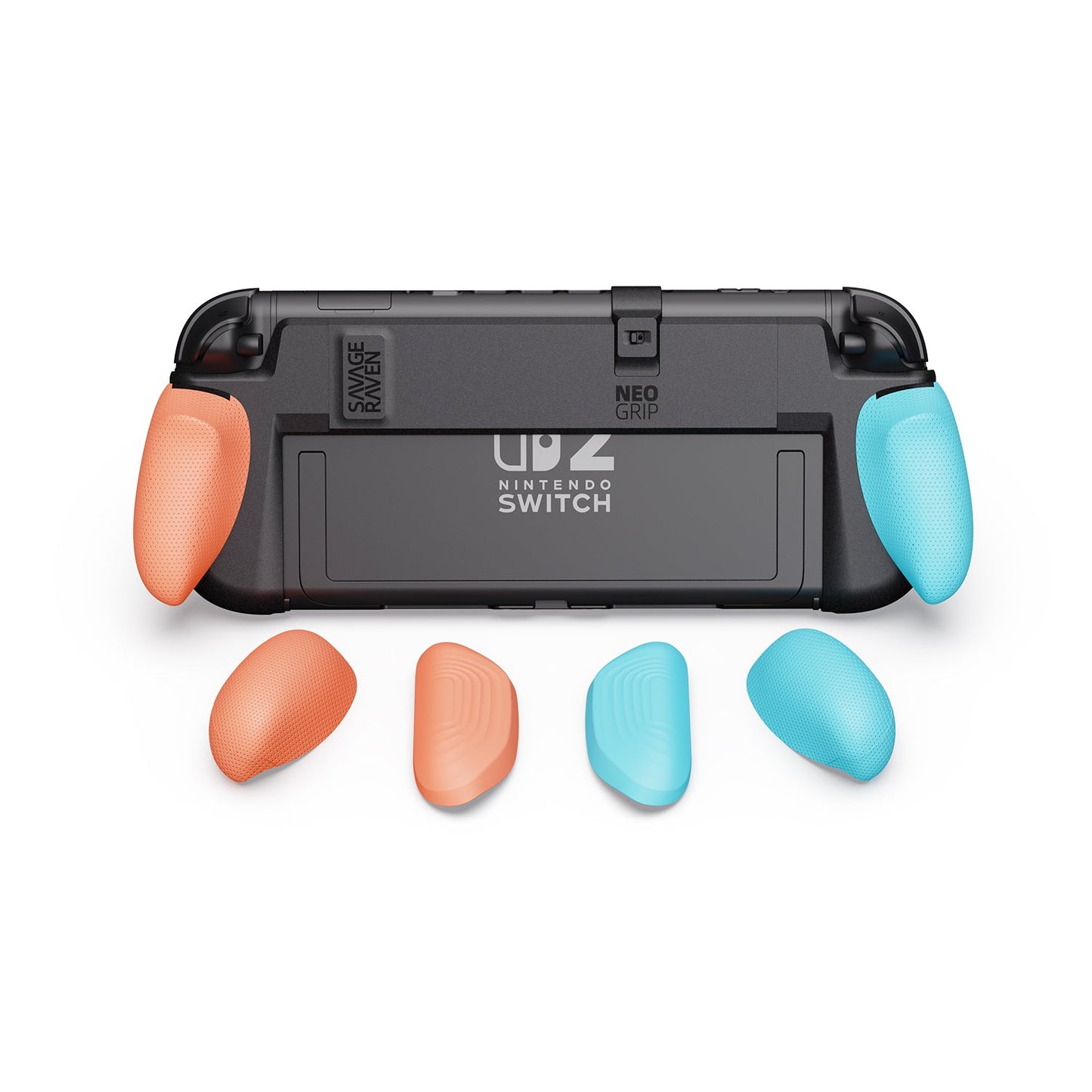 Switch 2握把保護殼 NeoGrip2 適用NS2的人體工學握把(原廠底座相容)