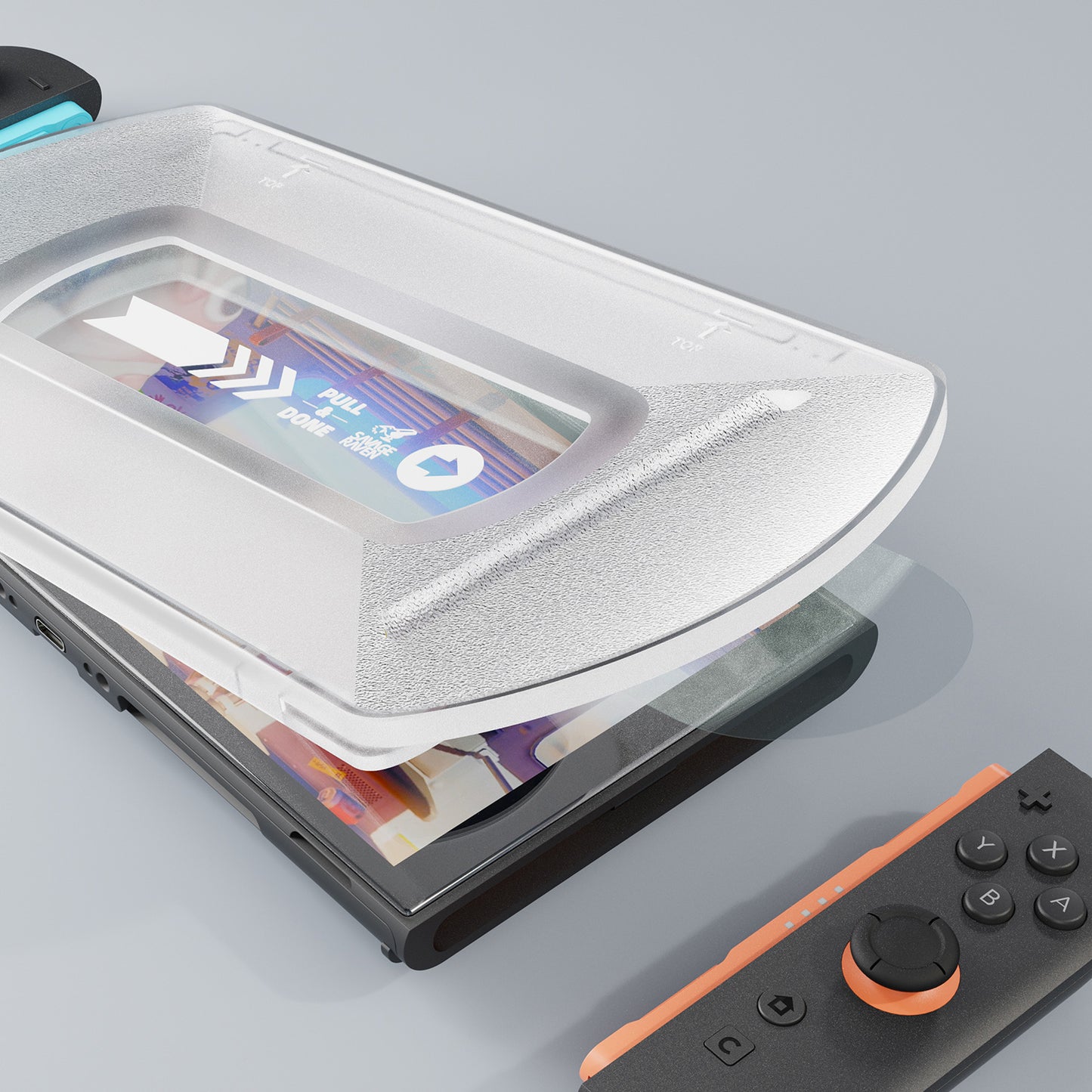 Switch 2 9H鋼化玻璃保護貼 無塵艙版  EZ！快（2片裝）NS2專用