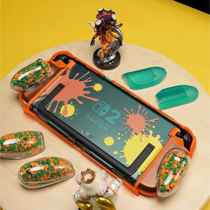 Switch 2《斯普拉遁塗擊隊 Splatoon Raiders》限量版握把保護殼NeoGrip2 / FissionGrip