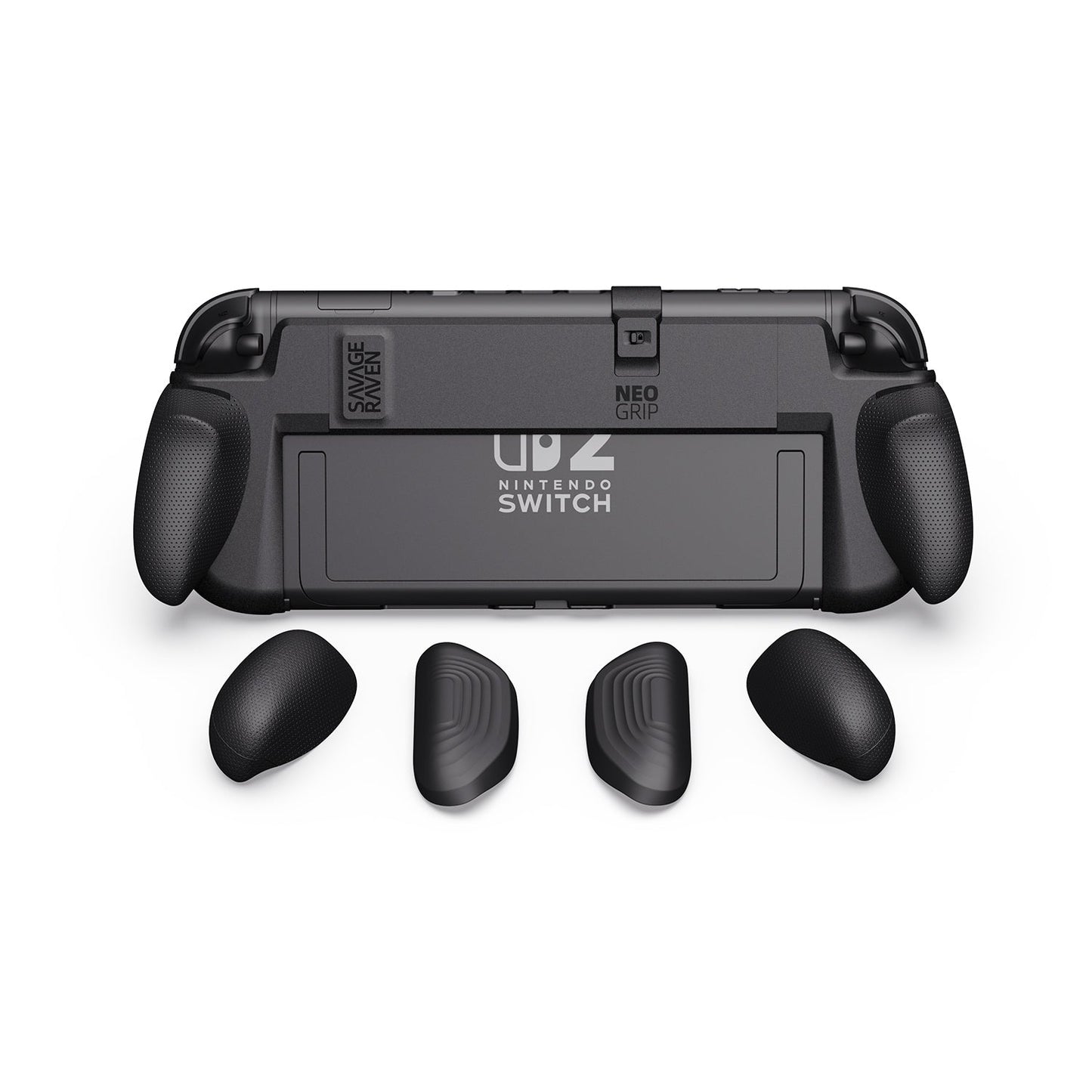Switch 2握把保護殼 NeoGrip2 適用NS2的人體工學握把(原廠底座相容)