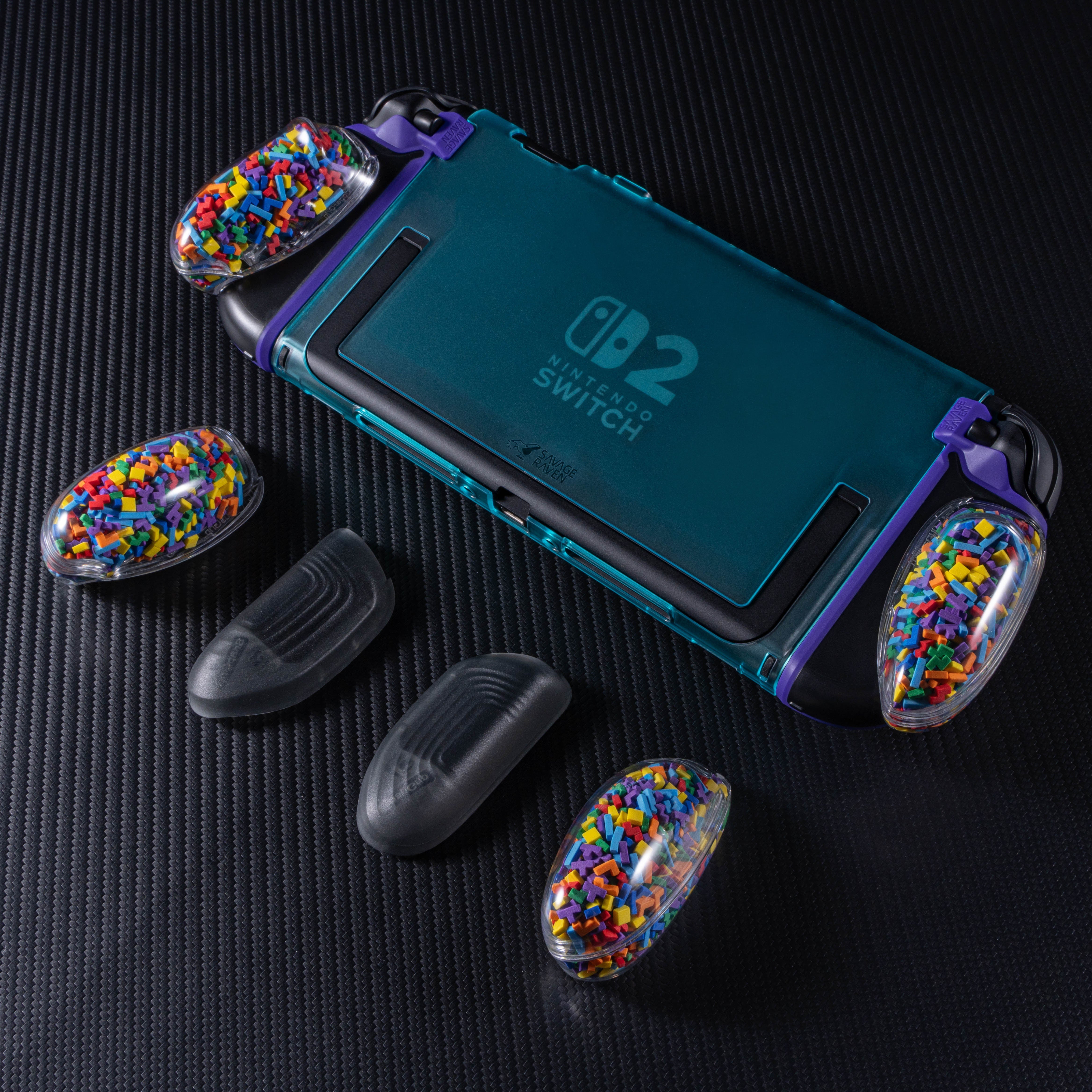 Switch 2 'TETR Block Limited Edition' Block Grip Handle Protective