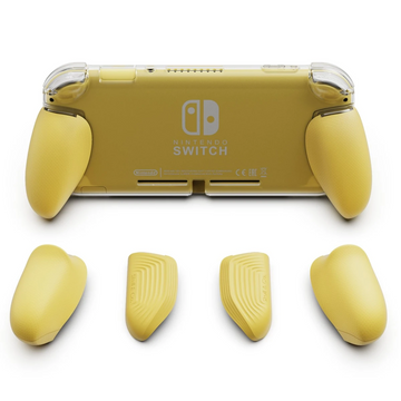 Nintendo Switch Lite イエロー 本体 + グリップ Transparent Grip Protective Case GripCase Lite for Nintendo Switch
