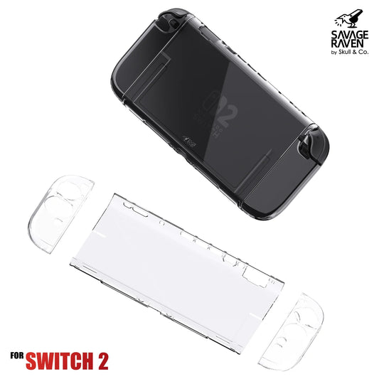 Switch 2分離式透明保護殼 適用任天堂NS2(原廠底座相容)