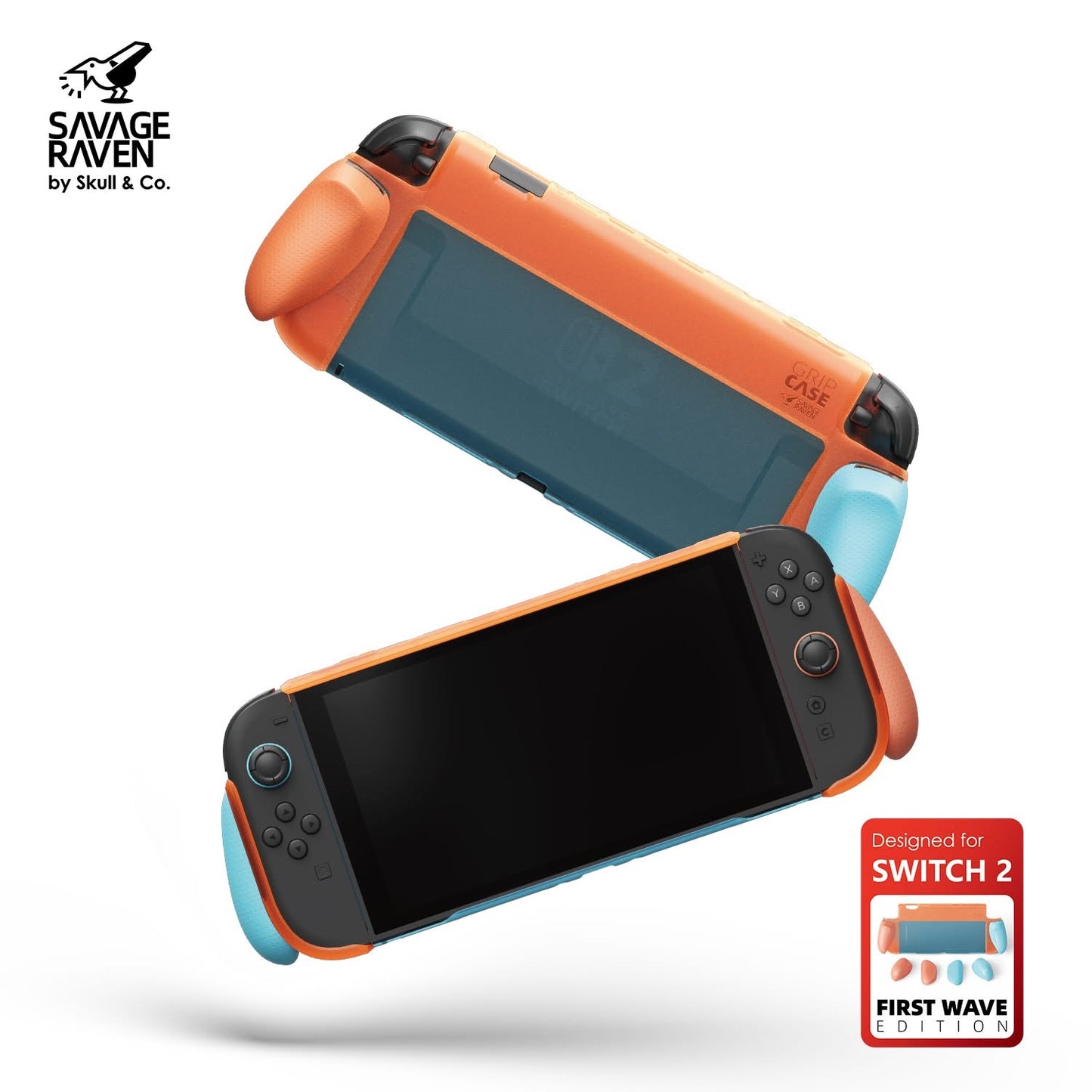 Switch 2握把保護軟套 GripCase2《First WAVE限量版》適用NS2的人體工學握把