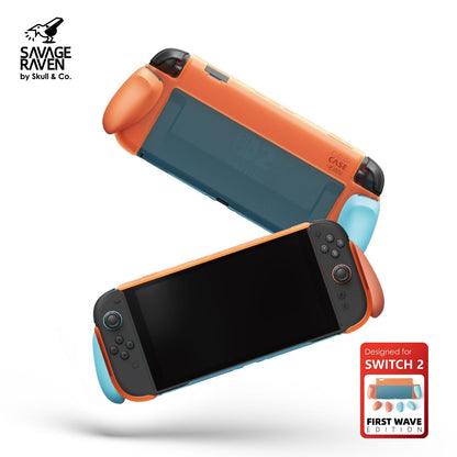 Switch 2握把保護軟套 GripCase2《First WAVE限量版》適用NS2的人體工學握把