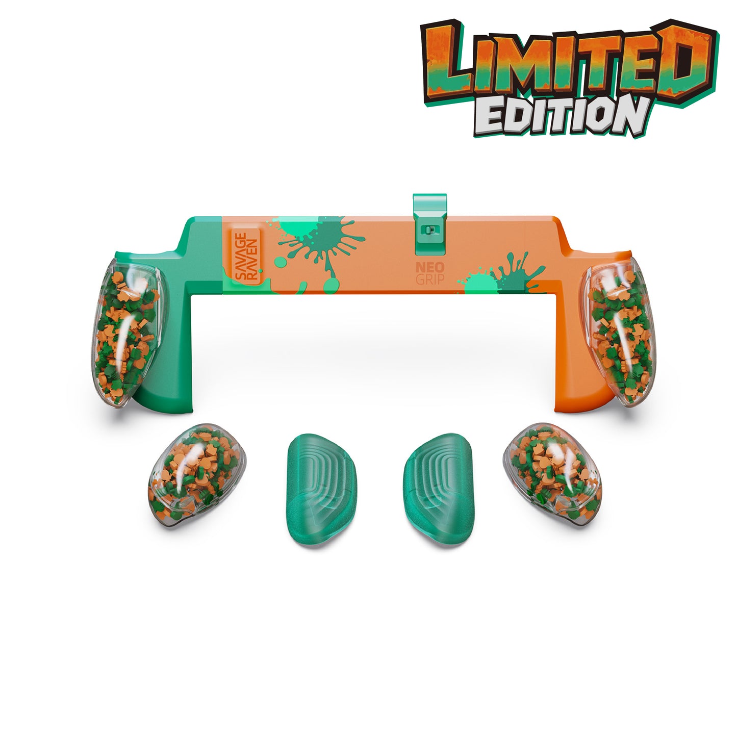 Switch 2《斯普拉遁塗擊隊 Splatoon Raiders》限量版握把保護殼NeoGrip2 / FissionGrip