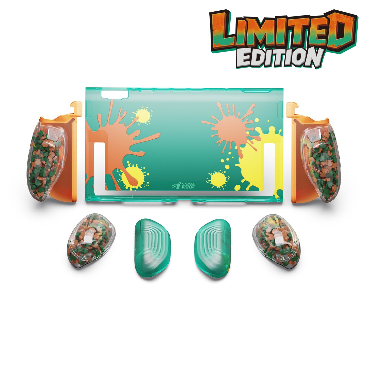 Switch 2《斯普拉遁塗擊隊 Splatoon Raiders》限量版握把保護殼NeoGrip2 / FissionGrip