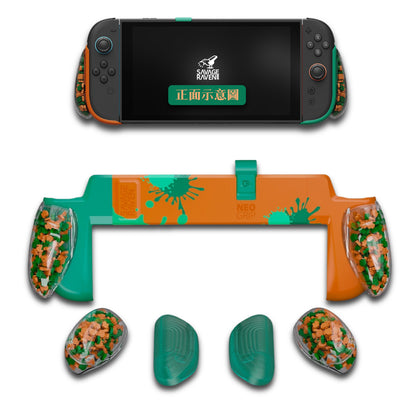 Switch 2《斯普拉遁塗擊隊 Splatoon Raiders》限量版握把保護殼NeoGrip2 / FissionGrip