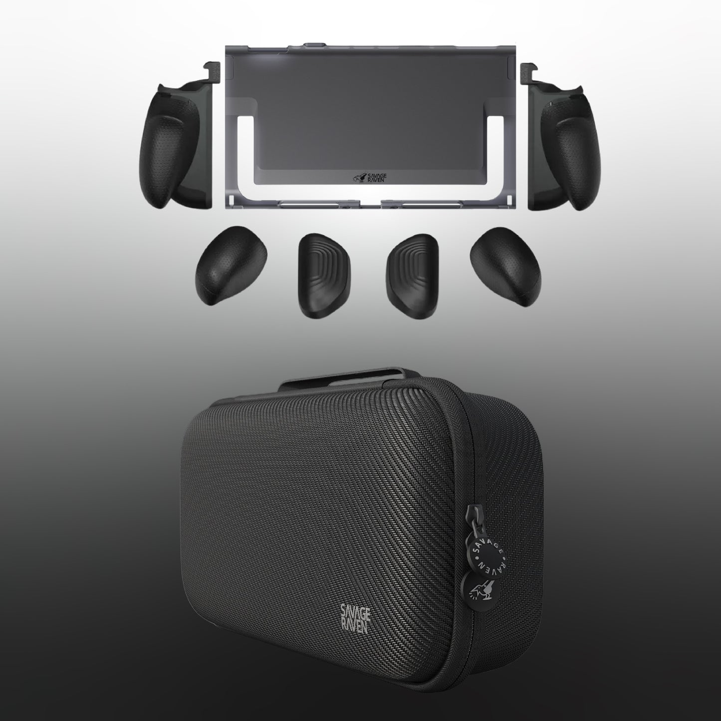 Switch 2分離式握把保護軟套 FissionGrip 適用NS2的人體工學分離握把（原廠底座相容）