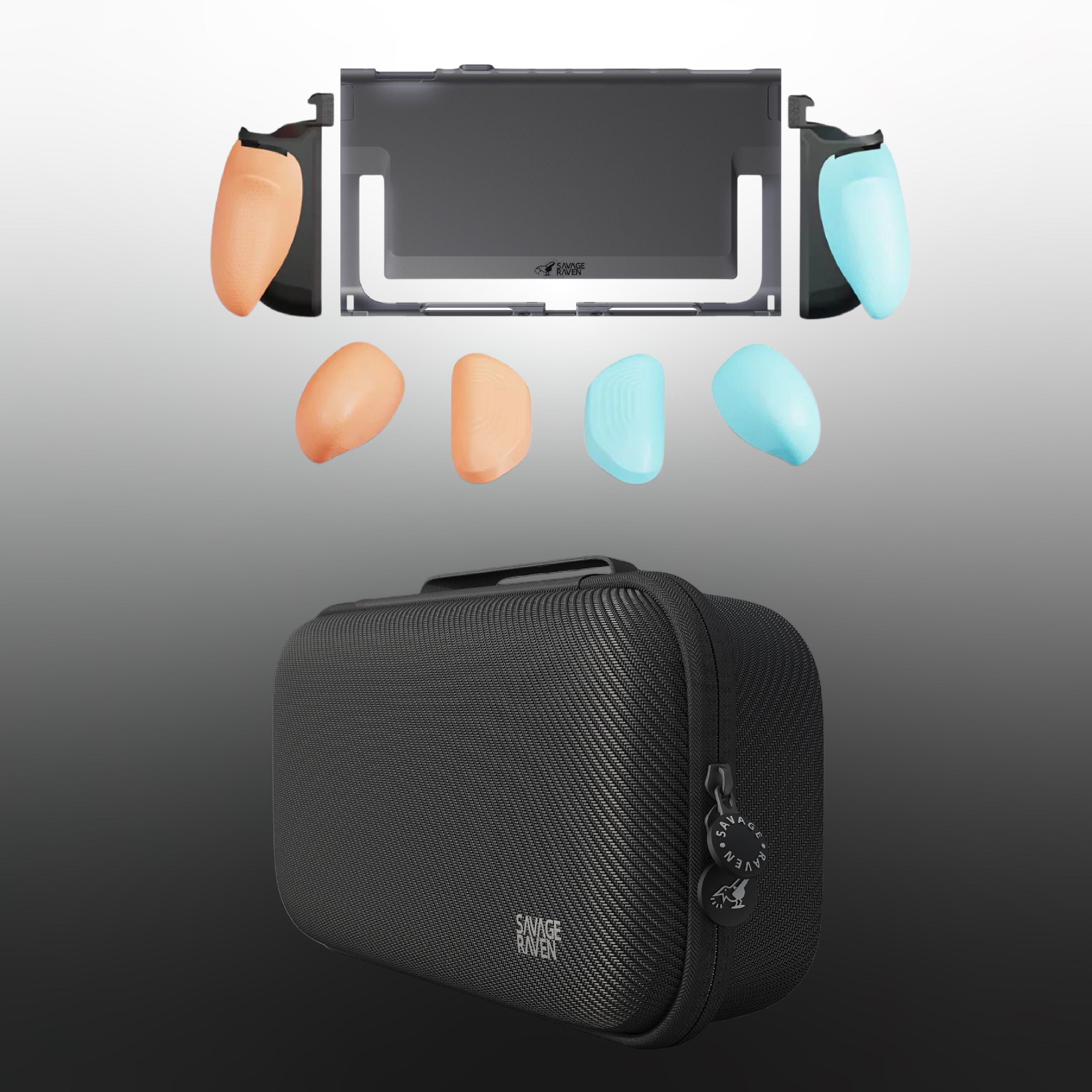 Switch 2 FissionGrip Detachable Handle Protective Soft Case