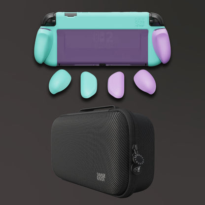 Switch 2握把保護軟套 GripCase2 適用NS2的人體工學握把(原廠底座相容)