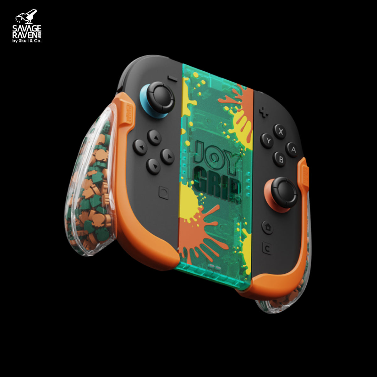 Switch 2分離式充電握把手柄 JoyGrip PRO 任天堂JOY-CON2背鍵擴充握把