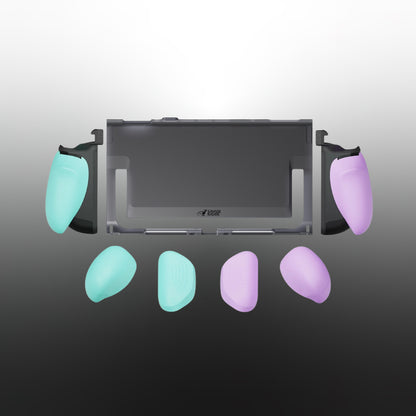 Switch 2分離式握把保護軟套 FissionGrip 適用NS2的人體工學分離握把（原廠底座相容）