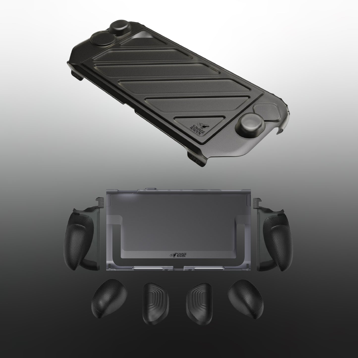 Switch 2分離式握把保護軟套 FissionGrip 適用NS2的人體工學分離握把（原廠底座相容）