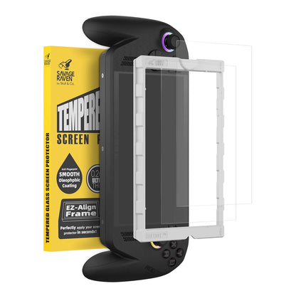 XBox Ally 9H鋼化玻璃螢幕保護貼/定位神器版 兩片裝 適用Xbox Ally/Xbox Ally X