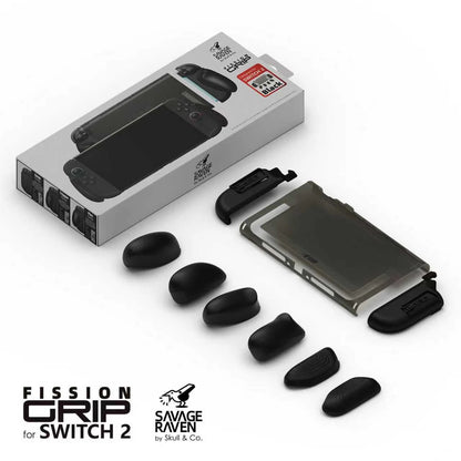 Switch 2分離式握把保護軟套 FissionGrip 適用NS2的人體工學分離握把（原廠底座相容）