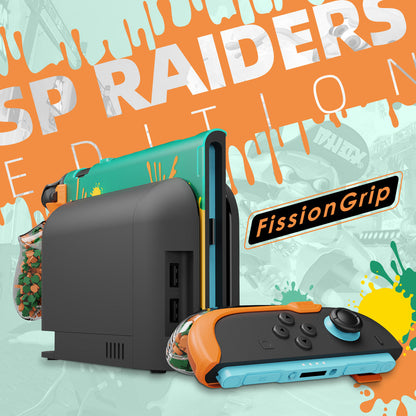 Switch 2《斯普拉遁塗擊隊 Splatoon Raiders》限量版握把保護殼NeoGrip2 / FissionGrip